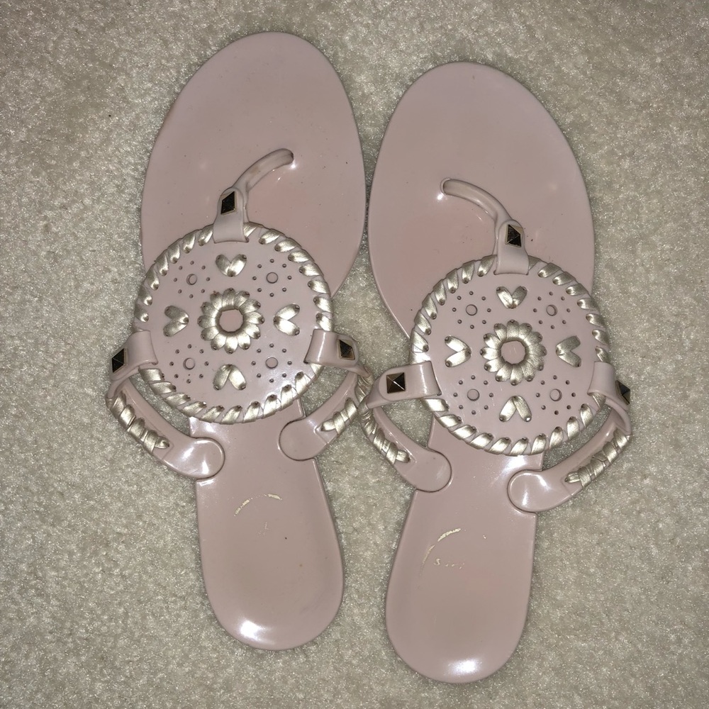 Jack Rogers light pink sandals